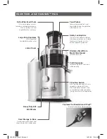 Preview for 8 page of Breville JUICE FOUNTAIN PLUS Instruction Booklet