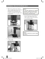 Preview for 12 page of Breville JUICE FOUNTAIN PLUS Instruction Booklet