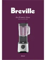 Предварительный просмотр 2 страницы Breville Kinetix Aero BBL420 Instruction Booklet