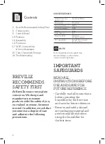 Preview for 2 page of Breville LAH508 Instruction Book