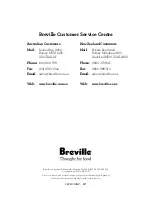 Preview for 8 page of Breville LSP200 Instruction Book