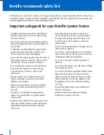 Preview for 5 page of Breville Lumina BTO350 Instructions For Use Manual