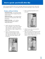 Preview for 7 page of Breville Mini Wizz BFP100 Instructions For Use Manual