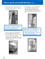 Preview for 8 page of Breville Mini Wizz BFP100 Instructions For Use Manual