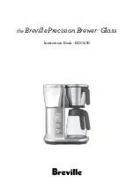 Breville Precision Brewer Glass BDC400 Instruction Book preview