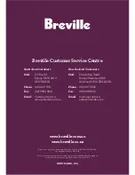 Breville Quick Roast BMO715 Instruction Booklet preview