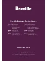Breville Quick Time BIC300 Instruction Booklet preview