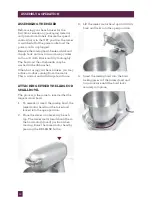 Предварительный просмотр 12 страницы Breville Scraper Mixer Twin Instruction Booklet