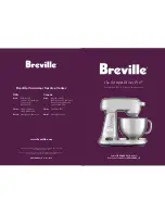 Breville Scraper Pro BEM800XL/B Instruction Book preview