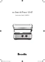 Preview for 1 page of Breville Sear & Press BGR700 Instruction Book