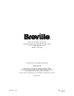 Preview for 32 page of Breville SHM2 Manual