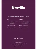 Breville Smart Fryer BDF500XL Instruction Book preview