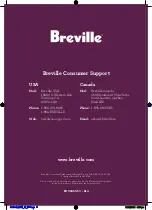 Preview for 84 page of Breville Smart Oven Pro BOV845 Instruction Book