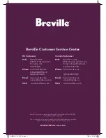 Preview for 84 page of Breville Smart Scoop Ice Cream Machine BCI600XL Instruction Booklet