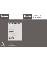 Breville Smart Toaster BTA820XL User Manual preview