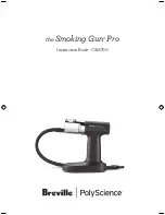 Breville Smoking Gun Pro CSM700 Instruction Book preview