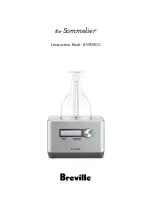 Предварительный просмотр 1 страницы Breville Sommelier BWD600 Instruction Book