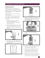 Preview for 10 page of Breville Squeezy Freezy BSM300 Instruction Booklet