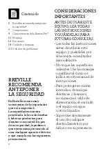 Preview for 54 page of Breville the Barista Pro Instruction Book