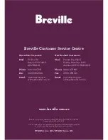 Breville The Bit More BTA425 Instruction Booklet preview