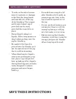 Preview for 5 page of Breville the boss BBL910 Instruction Manual