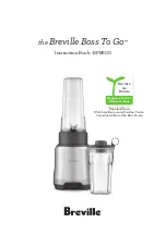 Предварительный просмотр 1 страницы Breville the Breville Boss To Go BPB600 Instruction Book