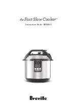 Breville the Fast Slow Cooker BPR650 Instruction Book preview