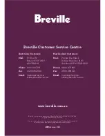 Breville the Juice Fountain JE95 Instruction Booklet preview