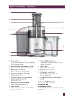 Preview for 8 page of Breville the Juice Fountain JE95 Instruction Booklet