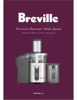 Breville The Juice Fountain Multi-Speed BJE510XL/A Instruction Book preview