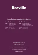 Preview for 40 page of Breville the Oracle BES980 Instruction Booklet