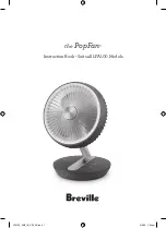 Preview for 1 page of Breville the PopFan LFA100 Instruction Book