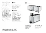 Preview for 4 page of Breville the Smart Toast BTA825 Instruction Book