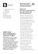 Preview for 2 page of Breville the Super Q BBL920 Instruction Book