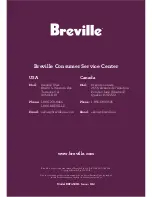 Breville The Thermal Pro Instruction Book preview