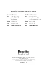 Предварительный просмотр 12 страницы Breville Toast Select Luxe Instruction Book