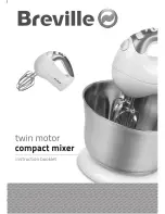 Breville twin motor Instruction Booklet предпросмотр