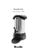 Предварительный просмотр 1 страницы Breville URN6 Instruction Book