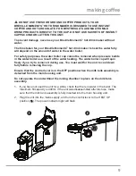 Предварительный просмотр 9 страницы Breville VCF041 User Manual