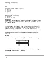 Preview for 12 page of Breville vdf059 Instruction Booklet