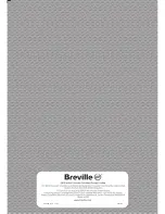 Preview for 20 page of Breville vdf059 Instruction Booklet