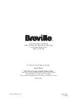 Предварительный просмотр 20 страницы Breville vdf108 User Manual