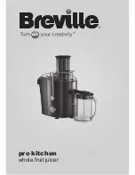 Breville vfj016 User Manual preview