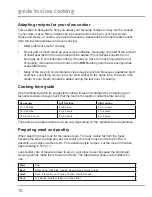 Preview for 10 page of Breville vtp067 Instruction Booklet