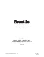 Предварительный просмотр 8 страницы Breville VTT634 Instructions Manual