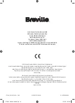 Предварительный просмотр 23 страницы Breville VTT949X Instructions For Use Manual