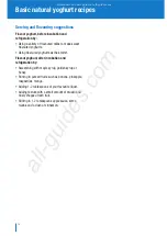 Preview for 16 page of Breville Yoghurt Creations BYG100 Instructions Manual