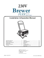 brewer Brewer FLEX Installation & Operation Manual preview