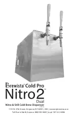 Предварительный просмотр 16 страницы BREWISTA Cold Pro Nitro 2 Dual Owner'S Manual