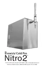 Предварительный просмотр 16 страницы BREWISTA Cold Pro Nitro 2 Owner'S Manual